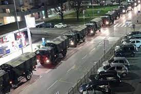 Le bare sui camion militari, Bergamo sotto choc